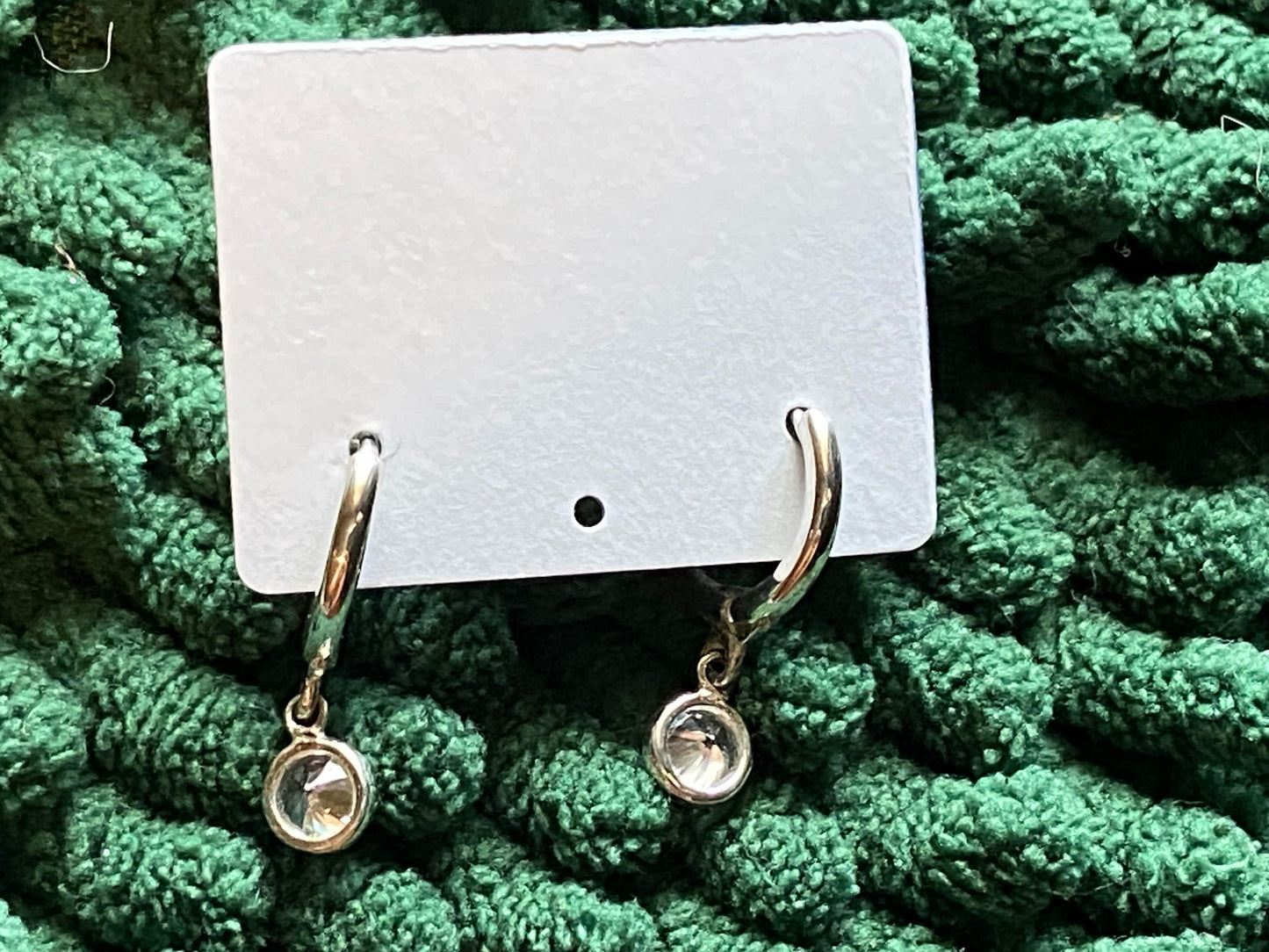 Crystal portal earrings
