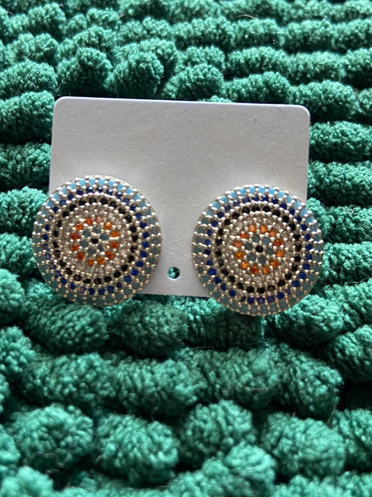Mosaic venetian earrings
